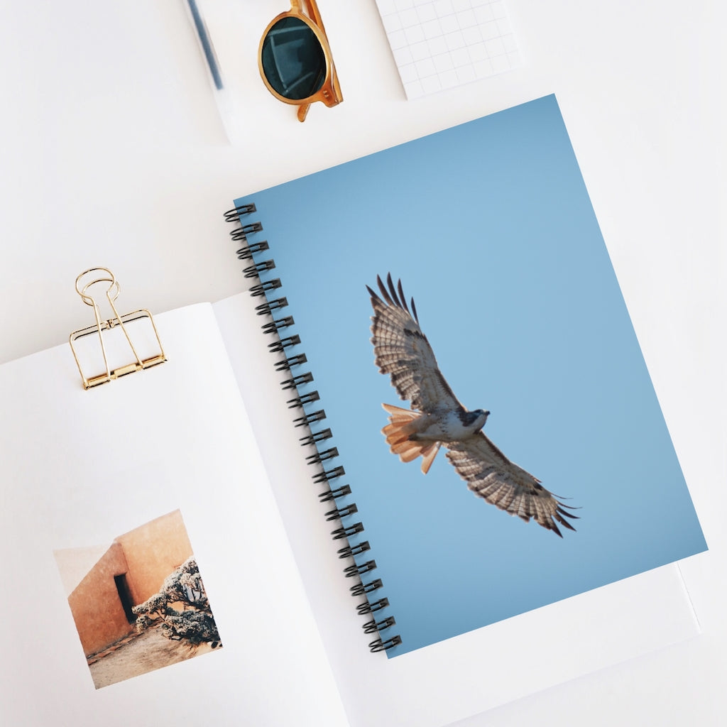 Hawk Soaring - Spiral Notebook