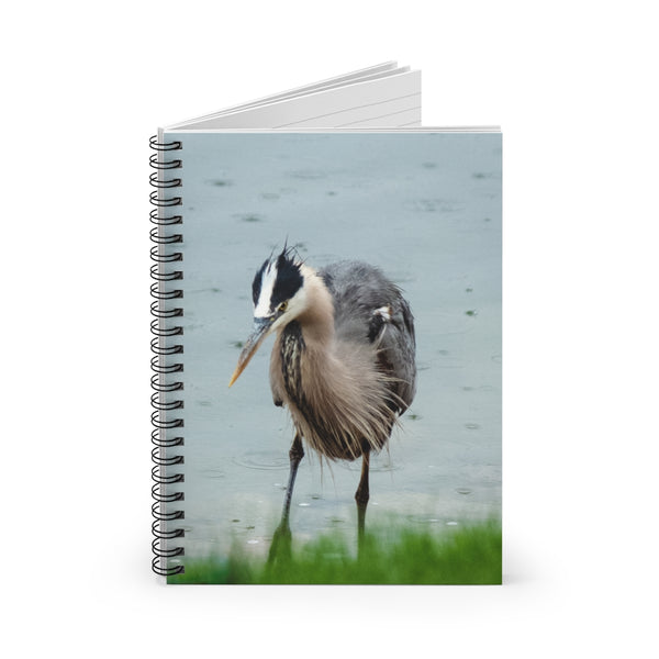 Great Blue Heron - Spiral Notebook
